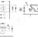 Zvsn WC, bezbarirov, Rimless, alpsk bl