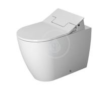 Duravit ME by Starck Stojící WC pro SensoWash, s WonderGliss, alpská bílá 21695900001