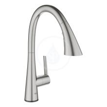 Grohe ZedraTouch Elektronick dezov baterie s vsuvnou sprkou, supersteel 30219DC2