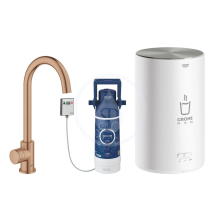 Grohe Red Dezov ventil Mono s ohevem vody a filtrac, zsobnk M, kartovan Warm Sunset 30085DL1