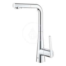 Grohe Zedra Dezov baterie s vsuvnou sprkou, chrom 32553002