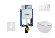 Geberit Kombifix Set pedstnov instalace, klozetu a sedtka Ideal Standard, tlatka Sigma01, Aquablade, SoftClose, alpsk bl 110.302.00.5 NU1