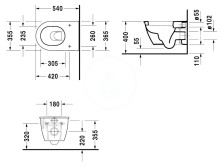 Geberit Kombifix Set pedstnov instalace, klozetu a sedtka Ideal Standard, tlatka Sigma01, Aquablade, SoftClose, leskl chrom 110.302.00.5 NU2