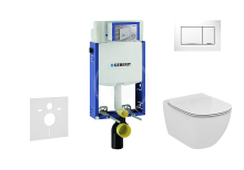 Geberit Kombifix Set pedstnov instalace, klozetu a sedtka Ideal Standard, tlatka Sigma30, Aquablade, SoftClose, bl/chrom 110.302.00.5 NU5