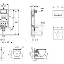 Set pedstnov instalace, klozetu a sedtka Ideal Standard, tlatka Sigma50, Aquablade, SoftClose, alpsk bl