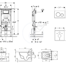 Set pedstnov instalace, sprchovac toalety a sedtka Tece, tlatka Sigma20, Rimless, SoftClose, bl/chrom