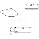 WC sedtko, duroplast, Softclose, bl