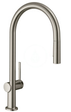 Hansgrohe M54 Dezov baterie Talis s vsuvnou sprkou, vzhled nerezu 72800800