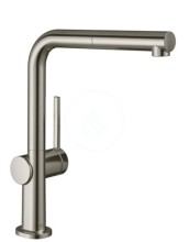 Hansgrohe M54 Dezov baterie Talis s vsuvnou koncovkou, sBox, vzhled nerezu 72809800