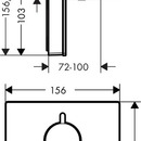 Highflow termostat pod omtku pro 1 spotebi a jeden dodaten vvod, chrom