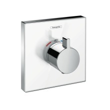 Hansgrohe Shower Select Glass Highflow termostat pod omítku, bílá/chrom 15734400