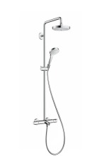 Hansgrohe Croma Select S Sprchov set Showerpipe 180 s termostatem, 2 proudy, bl/chrom 27351400