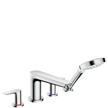 Hansgrohe Talis E Baterie na okraj vany, 4-otvorov instalace, chrom 71748000