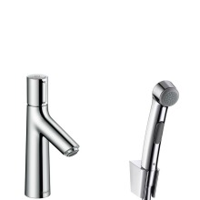 Hansgrohe Talis Select S Souprava umyvadlov baterie 100 s bidetovou sprkou a sprchovou hadic, chrom 72291000