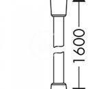 Sprchov hadice Isiflex 1,60 m, ed