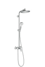 Hansgrohe Crometta Sprchov souprava S 240 Showerpipe pkov baterie, chrom 27269000