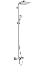 Hansgrohe Crometta Sprchov souprava E 240 Showerpipe k van termostat, chrom 27298000