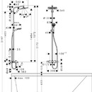 Sprchov souprava E 240 Showerpipe k van termostat, chrom