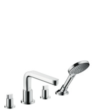 Hansgrohe tyotvorov vanov baterie na okraj vany s vtokem 220 mm, chrom 31447000