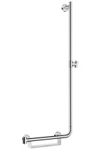Hansgrohe Unica Sprchová tyč 1100 mm, pravá, bílá/chrom 26404400