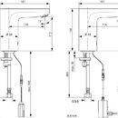 Umyvadlov senzorov baterie smovac (s - 230V), chrom