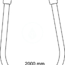Sprchov hadice Idealflex 2000 mm, chrom