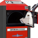 ATMOS  DC  25 S s úpravou pro hořák na pelety