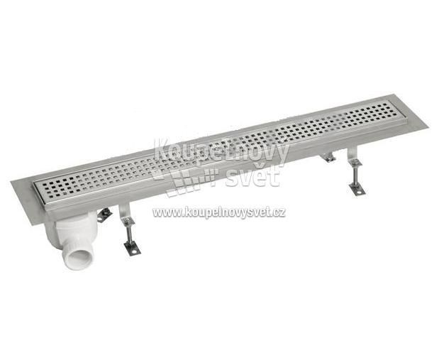Odtokovy Sprchovy Zlab Celonerezovy S Rostem 700mm Nerez Uni