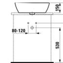 LAUFEN PRO A umyvadlov msa 52x39 