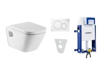 GEBERIT KOMBIFIX - sada pro zvsn WC + klozet a sedtko ROCA GAP 110.302.00.5 SRG