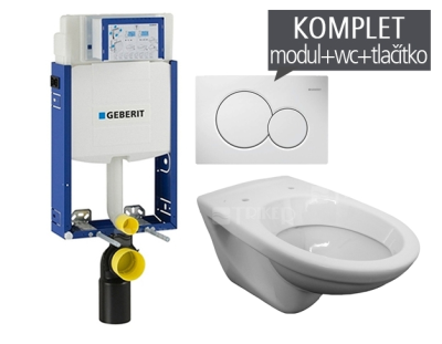 GEBERIT komplet KOMBIFIX UP320 110.302.00.5 s tlatkem SIGMA 01 + JIKA EUROLINE klozet zvsn