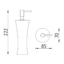 Nimco - ATRI - Dvkova tekutho mdla, pumpika plast - AT 5031-50