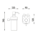 Nimco - Bormo - Dávkovač tekutého mýdla, pumpička plast - BR X3-31W-26