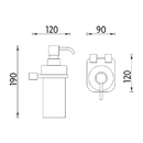 Nimco - BORMO - Dvkova tekutho mdla, pumpika plast - BR X3-31W-26