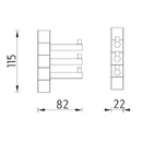 Nimco - Bormo - Trojit oton hek - BR 11099-3-26