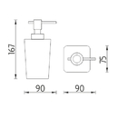 Nimco - Eli - Dávkovač tekutého mýdla, pumpička plast - EL 3031-35