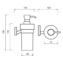 Nimco - KEIRA - Dávkovač tekutého mýdla, pumpička plast - KE 22031KN-26