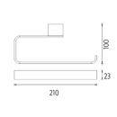 Nimco - KIBO - Drk na runky, 21 cm - Ki 14060-26