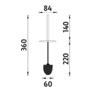 Nimco - Nhradn dly - Nhradn WC kart - 1178W-26