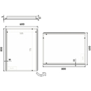 Nimco - OBDELNKOV - OBL ROHY - LED zrcadlo 600x800 - ZP 17002