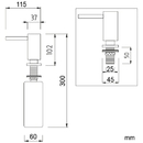 Nimco - Ostatn doplky - Vestavn dvkova, masivn pumpa 37 mm - UN 7031V-26