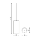 Nimco - PURE - Stojnkov WC kart - PU 7094-40