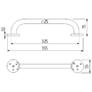 Nimco - UNIX - Madlo k van 355x25 mm - UN 13035BM-26