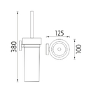 Nimco - UNIX - Toaletn WC kart, sklenn - UN 13094W-26