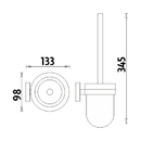 Nimco - UNIX - Toaletn WC kart, sklenn - UN 13094WN-26