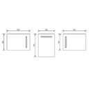 Nimco - ZP 1000 - LED zrcadlo 500x700 - ZP 1001