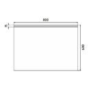 Nimco - ZP 8000 - LED zrcadlo 800x600 - ZP 8003